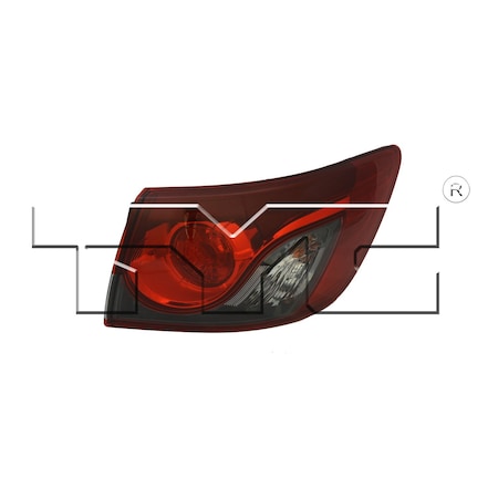 Tyc Tyc Tail Light Assembly, 11-6575-00 11-6575-00